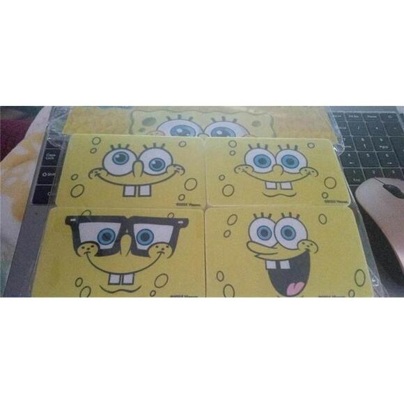 SpongeBob SquarePants Themed Men's Wallets Set of 4 - Picture 1 of 1